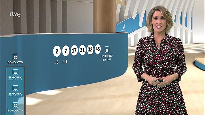 Loterías - Sorteo de la Bonoloto y El Gordo de la Primitiva del 10/03/2024
