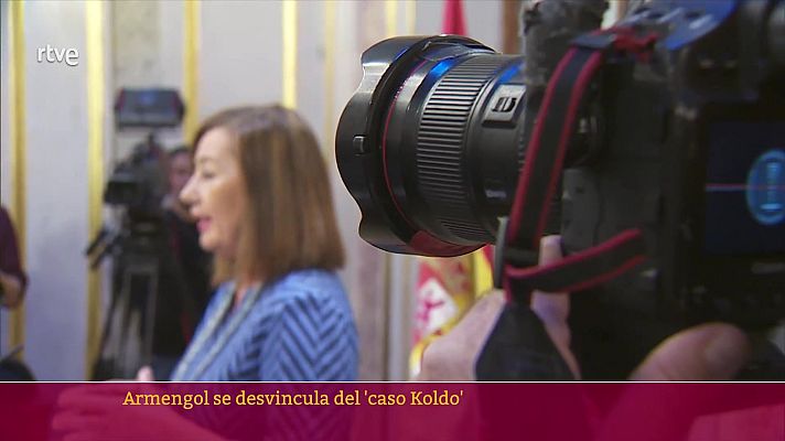 Parlamento - Armengol se desvincula del 'caso Koldo'