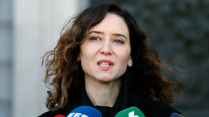 Informativo 24h - Ayuso, tras la denuncia de la Fiscalía a su pareja: "Ahora tocaba el novio. Nada tiene que ver con la Comunidad de Madrid"