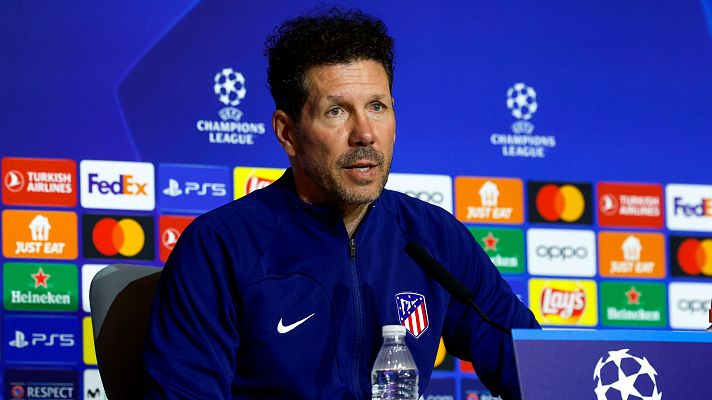 Fútbol - Simeone, antes de recibir al inter: "Confío absolutamente en mis jugadores"