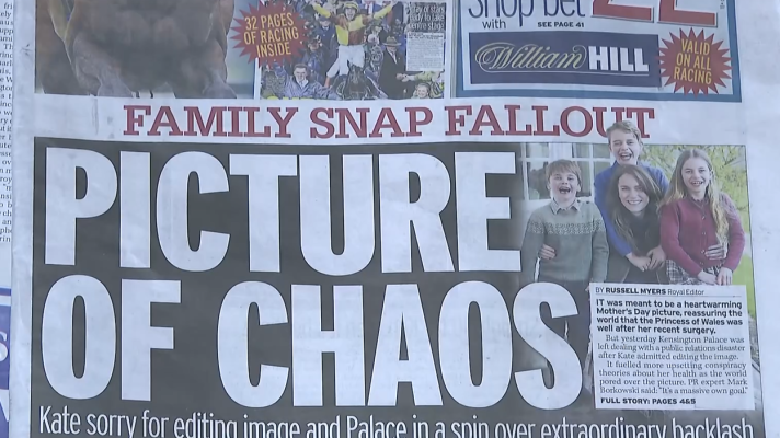 Telediario 1 - Aumentan los rumores y críticas sobre la salud de Catalina de Gales tras su polémica foto