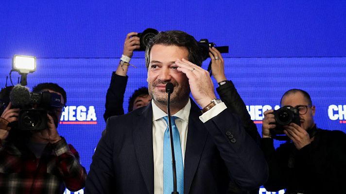 Telediario 2 - Chega multiplica por cuatro sus escaños en Portugal y conquista antiguos feudos socialistas