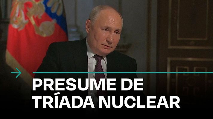 Putin dice estar listo para una guerra nuclear y que sus armas son más modernas que las de EE.UU.