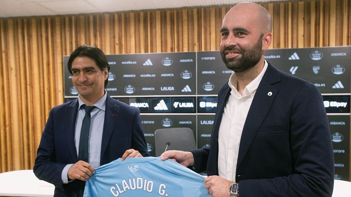 Telediario 1 - Claudio Giráldez, nuevo entrenador de un Celta a 2 puntos del descenso: "Es un momento perfecto para entrenar a tu equipo"