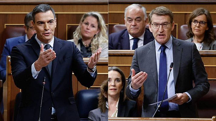 Tenso 'cara a cara' entre Sánchez y Feijóo por el 'caso Koldo' y el presunto fraude de la pareja de Ayuso