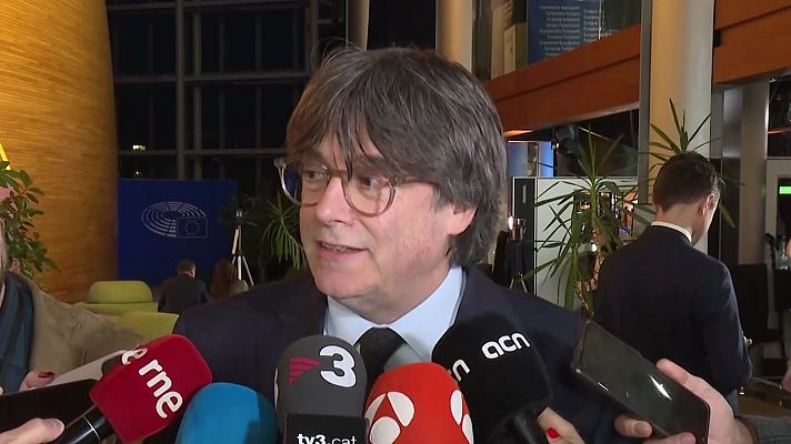 Puigdemont ve "evidente" que estará en el debate de investidura tras la convocatoria de elecciones en Cataluña