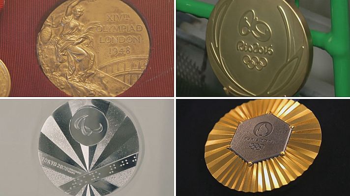 La evolución de las medallas en la historia de los Juegos