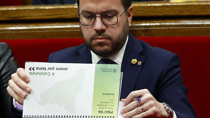 Telediario 2 - Los partidos catalanes valoran el adelanto electoral y ponen la mirada en el 12M