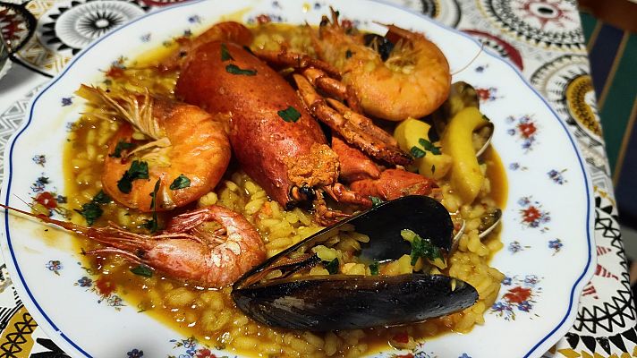 Receta de arroz con bogavante