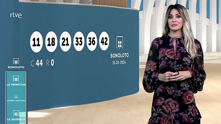 Loterías - Sorteo de la Bonoloto y Euromillones del 15/03/2024