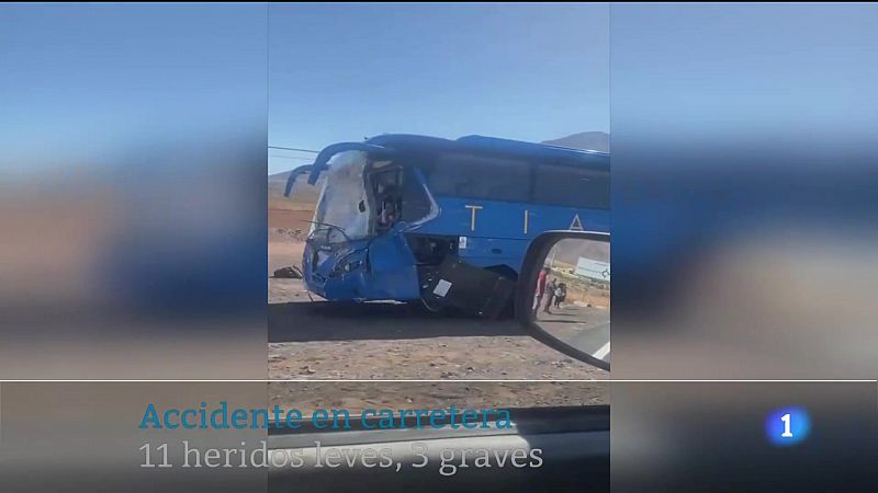 Grave accidente en carretera el que ha tenido lugar en la isla de Fuerteventura.