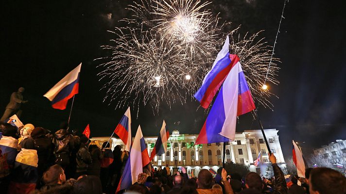 Telediario Fin de Semana - Se cumplen diez años del referéndum en Crimea para unirse a Rusia