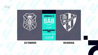Tenerife - Huesca: resumen del partido, 31 jornada. Ver en RTVE Play