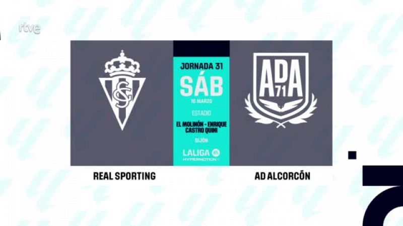 Sporting - Alcorcón: resumen del partido, 31ª jornada. Ver en RTVE Play