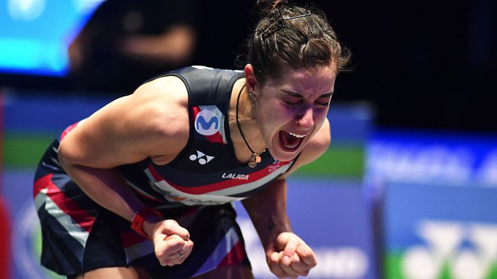 Carolina Marín, "orgullosa" de su mejoría en el All England