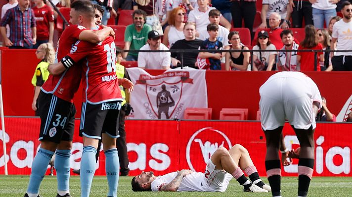 Sevilla - Celta: resumen del partido. 29ª jornada de Liga