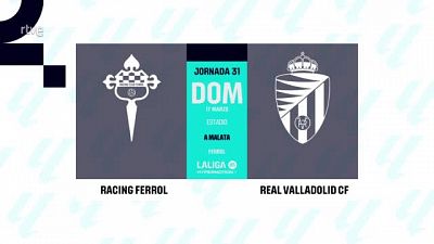Ferrol - Valladolid: resumen del partido, 31 jornada. Ver en RTVE Play.