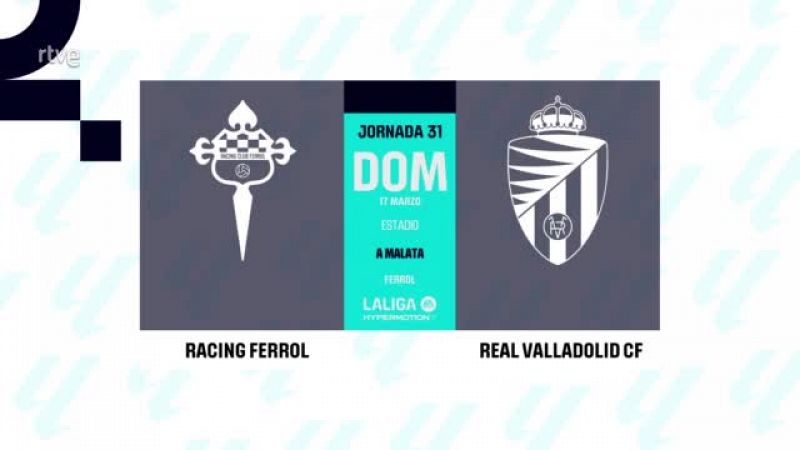 Ferrol - Valladolid: resumen del partido, 31ª jornada. Ver en RTVE Play.