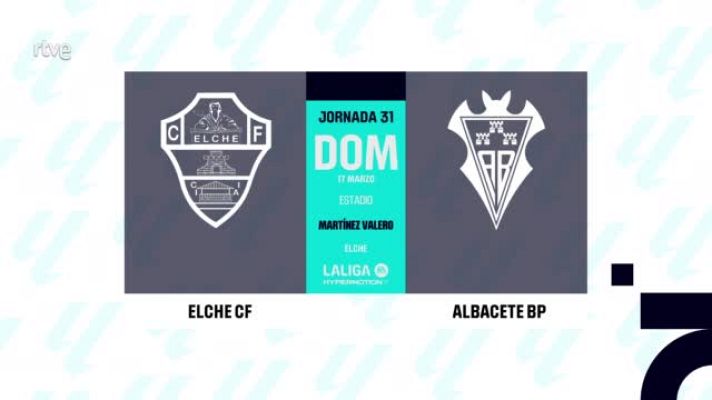 Resúmenes de LaLiga - Elche - Albacete: resumen del partido de la 31ª jornada