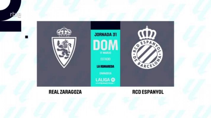 Zaragoza - Espanyol: resumen del partido de la 31ª jornada