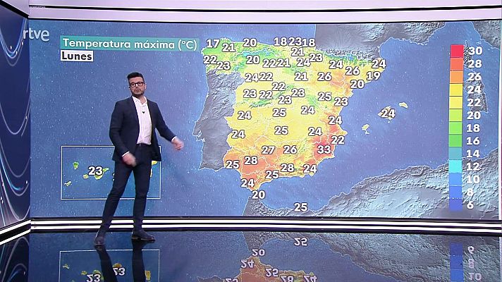 Predominarán las altas presiones en todo el país, con nubes altas y sin precipitaciones y, en Canarias, tendiendo a cielos despejados