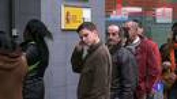 Telediario 1 - Preocupados por el paro