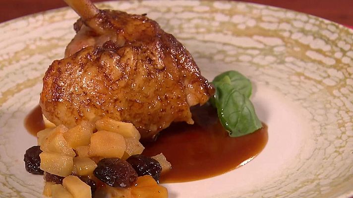 Saber vivir - Jamoncitos asados al pimentón con manzana asada