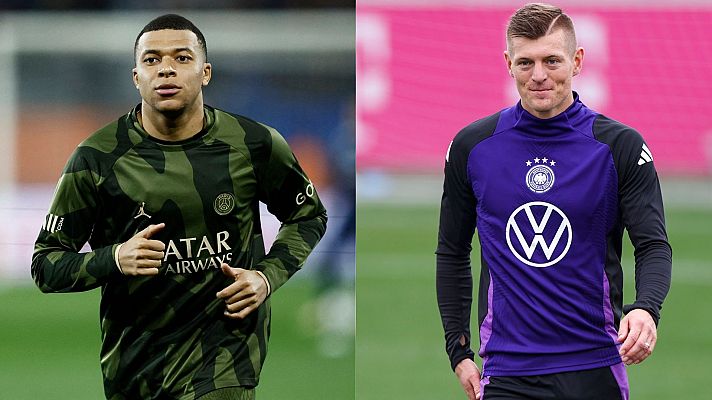 Telediario 1 - Kylian Mbappé y Toni Kroos, protagonistas en la previa del Francia - Alemania