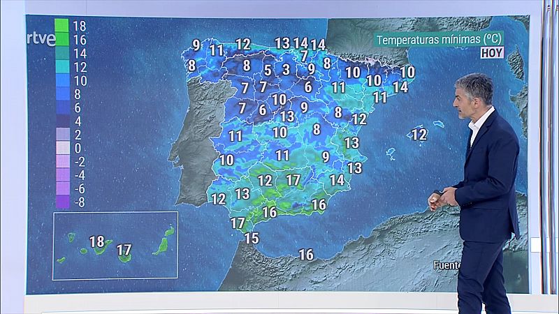 Nieblas matinales en la mitad norte del área mediterránea - ver ahora