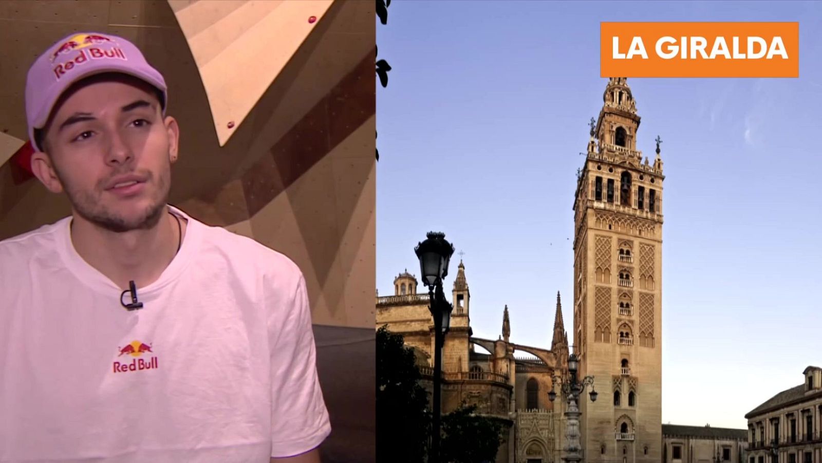 Alberto Ginés da una peculiar clase de escalada para RTVE | Ver