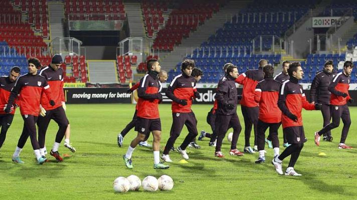 Telediario 1 - Atlético y Levante quieren ser primeros de grupo