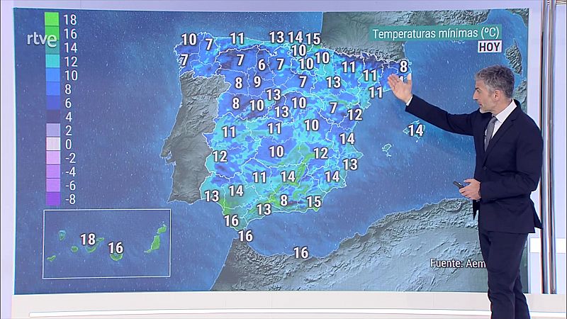 Chubascos y tormentas en norte y centro peninsular - ver ahora