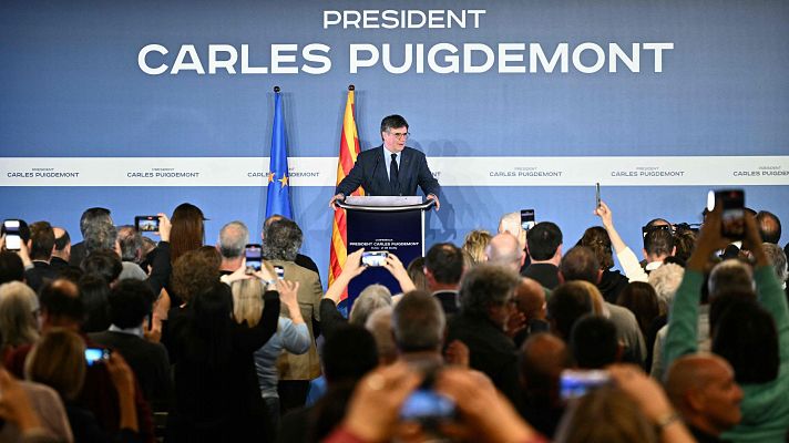 Puigdemont concurrirá a las elecciones catalanas y renuncia a presentarse a las europeas