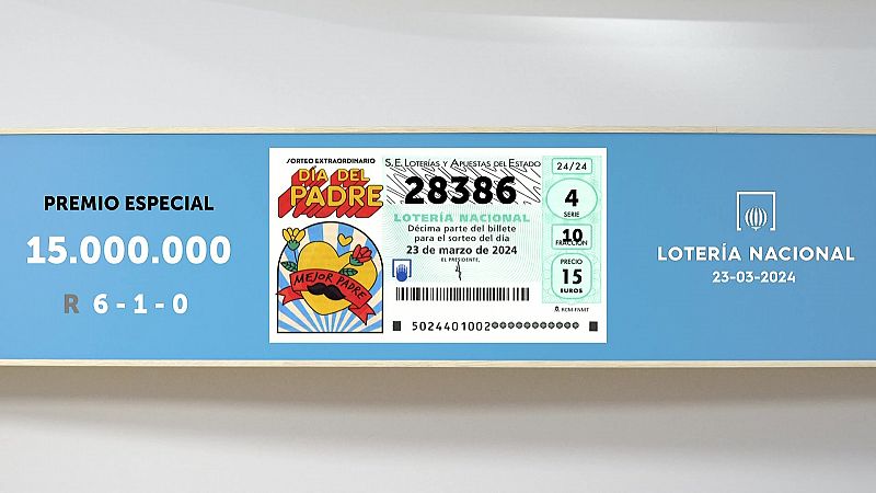 Sorteo de la Lotería Nacional del 23/03/2024 - Ver ahora