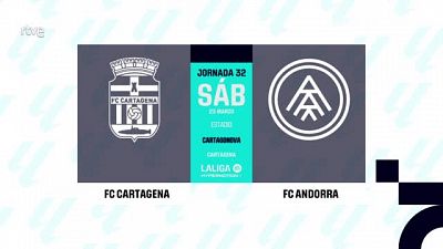 Cartagena - Andorra: resumen del partido de la 32 jornada de Liga | Segunda