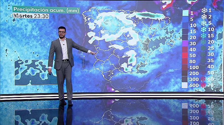 Tormentas en Andalucía occidental y Ceuta