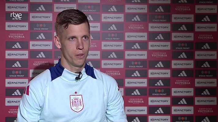 Telediario Fin de Semana - Dani Olmo, en RTVE: "El de Brasil es un partido grande para ganar y coger confianza"