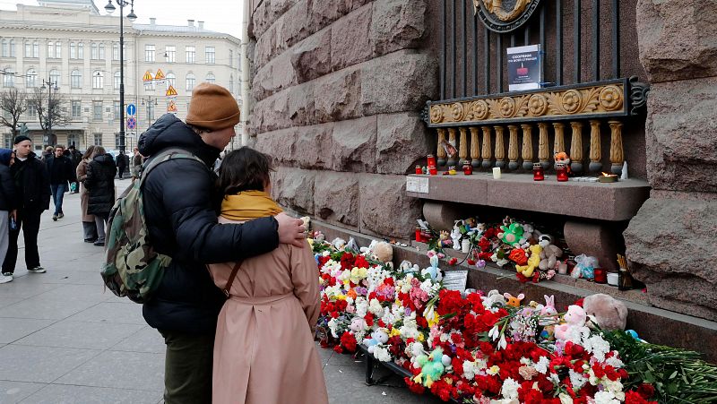 Jornada de luto en Rusia por las víctimas de los atentados de Moscú
