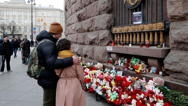 Jornada de luto en Rusia por las víctimas de los atentados de Moscú | Ver