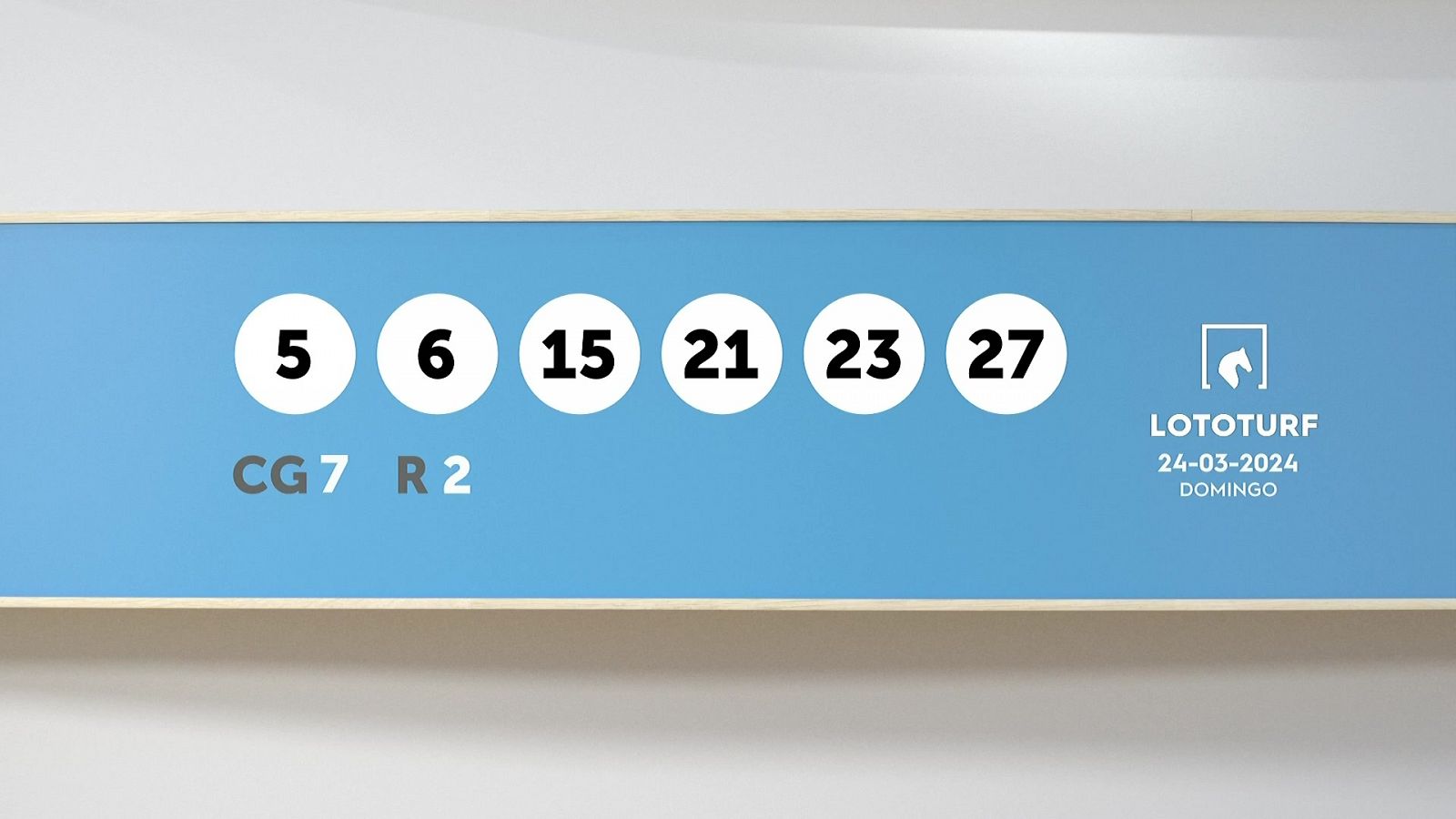 Sorteo de la Lotería Lototurf del 24/03/2024 - Ver ahora