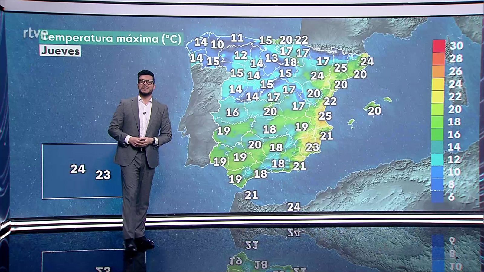Chubascos y tormentas localmente fuertes y/o persistentes en las islas Canarias - ver ahora