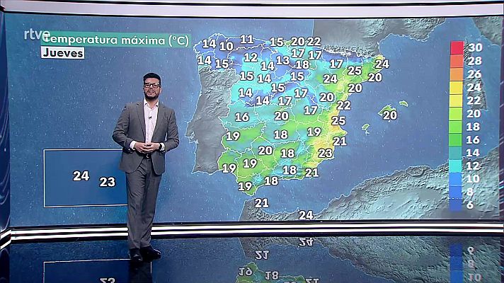 Chubascos y tormentas localmente fuertes y/o persistentes en las islas Canarias