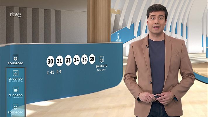 Loterías - Sorteo de la Bonoloto y El Gordo de la Primitiva del 24/03/2024
