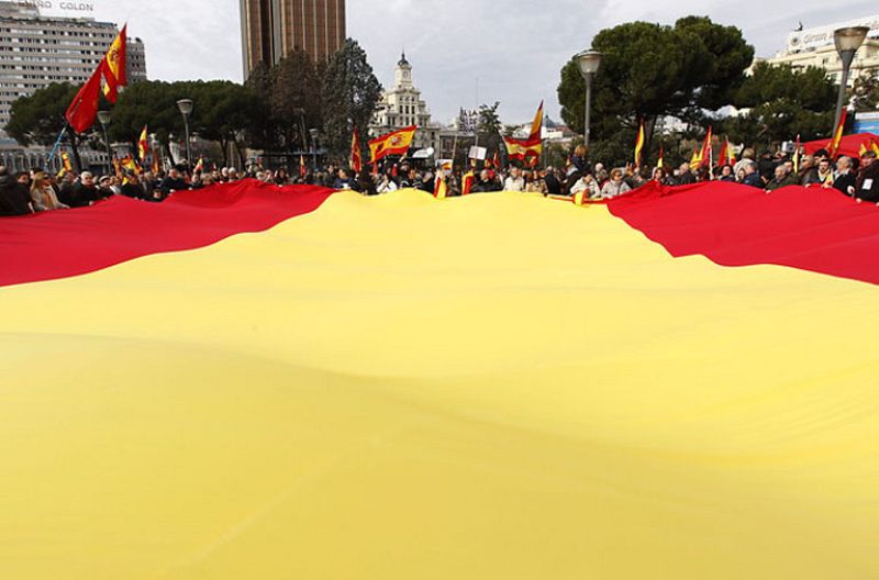  En Madrid y en Barcelona se han celebrado actos reivindicativos a favor de la unidad de España