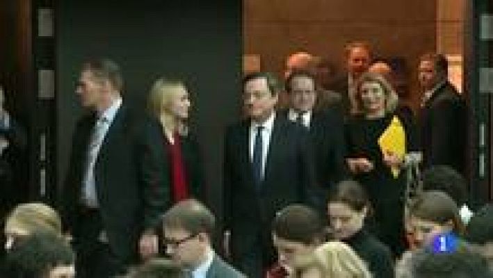 Telediario 1 - La economía europea se contrae