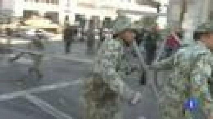 Telediario 1 - Mursi llama a la calma