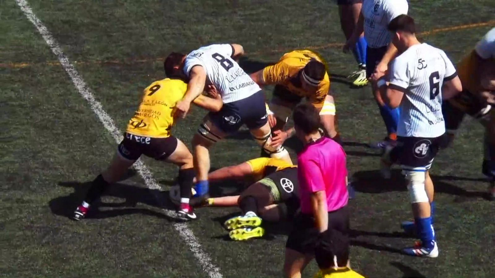 Rugby - Liga División de Honor. 14ª jornada: Recoletas Burgos Caja Rural - Real Ciencias