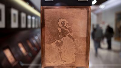 Las planchas que Goya us para sus grabados se exponen por primera vez