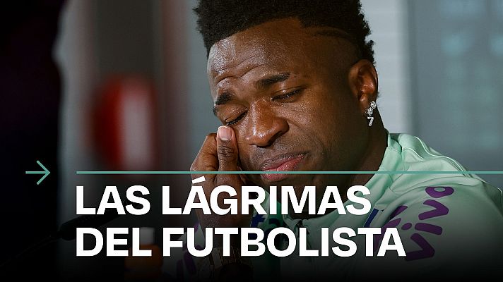 Vinícius rompe a llorar al hablar de racismo: "Cada vez tengo menos ganas de jugar"