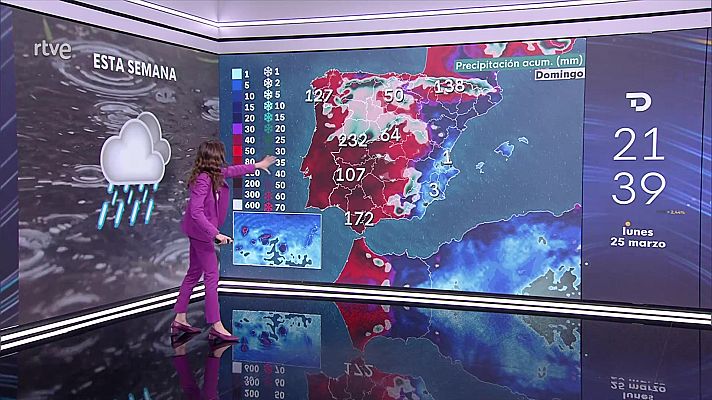 El tiempo - Intervalos y rachas de viento fuerte en Alborán, Estrecho, norte de Navarra y litorales del noroeste y del sureste